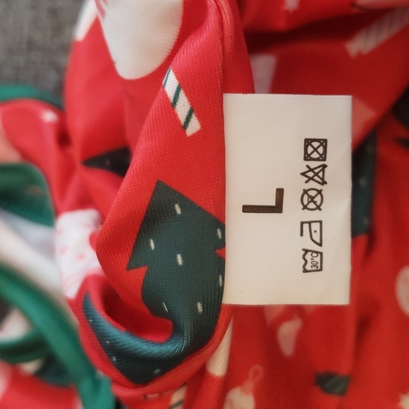 ASENKU Christmas Dog Onesie Pet Pajamas or Recovery Suit Size L - Picture 8 of 9